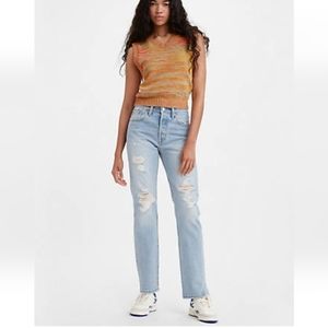 Levi's Premium 501 Original Fit Women's Jeans Light Wash 30x30